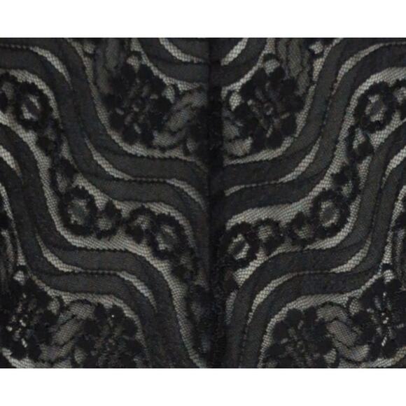 Vintage Mesh Lace Midi Slip Dress XS Stretch Whimsigoth Witchy Fairy Grunge Y2K - Picture 4 of 5